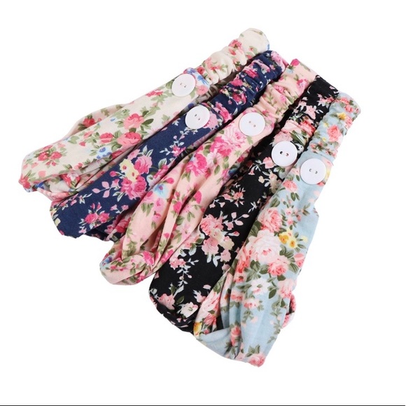 Floral print headbands - Picture 2 of 16